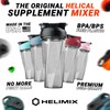 HELIMIX Blender Shaker Bottle Made in USA No Whisk Ball