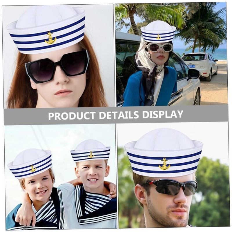 2 Piezas Sombrero Marinero Sombreros De Hombre Sombreros De Marinero