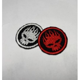 Unbranded The Offspring *MINI*Patch | Manic Subsidal Skull American Punk Rock Band Logo