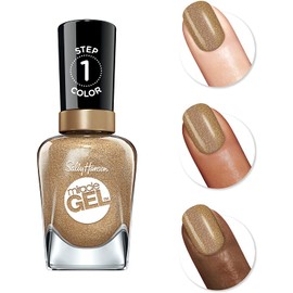 Sally Hansen Miracle Gel Nail Polish Metallic - 155 Five Golden Blings