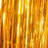 2pcs 3.2 x 8.3ft Glitter Gold Foil Fringe Curtain Backdrop