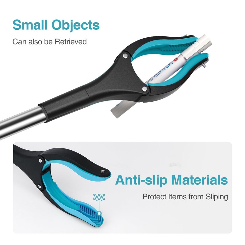 Grabber Reacher Tool 2-Pack, 32" Folding Reacher Grabber Pickup Tool