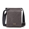 Troop London TRP0243L Classic Canvas Across Body Bag Charcoal