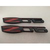 505HP Glossy Black C6 Z06 505 HP Emblem Fender Badge