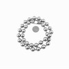 Glory Qin 10mm Stainless Steel Ball Chain Necklace, Extra Large
