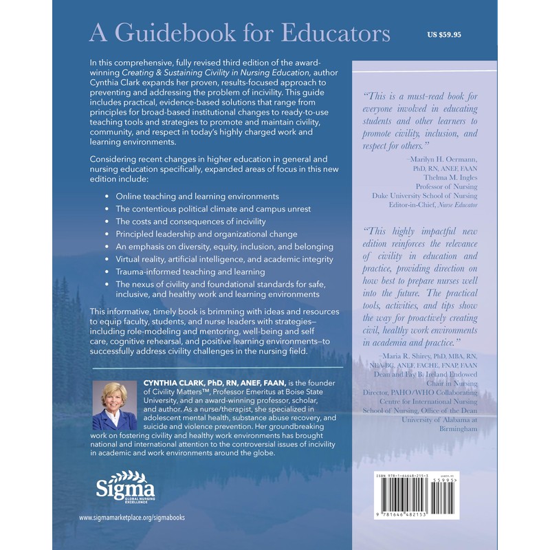 Creating & Sustaining Civility in Nursing Education, Third Edition
