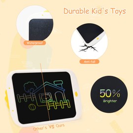 bravokids Kinder Spielzeug 10 Zoll LCD-Schreibtablett Doodle Board Sketch Pad Kleinkind Spielzeug Weihnachten Geburtstagsgeschenke für 3 4 5 6 7 8 Jahre alt Junge Mädchen (weiß)