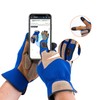 Vgo 1Pair Gardening Gloves Men,Safety Work Gloves,Puncture-proof,Thornproof,Touchscreen(M,Blue,SL7475)