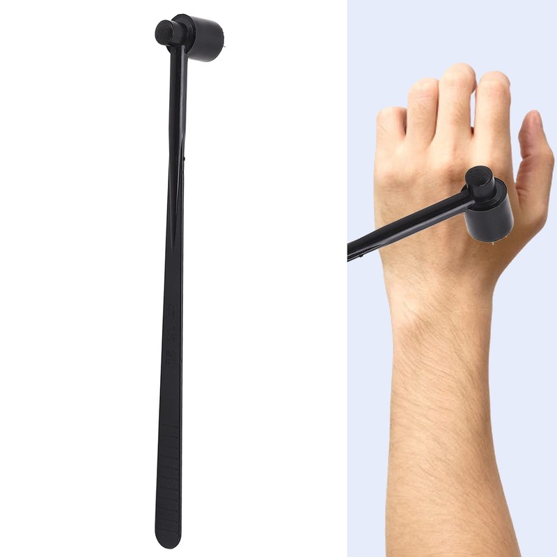 5 Pieces Plum Blossom Dermal Hammer Single End Black ABS