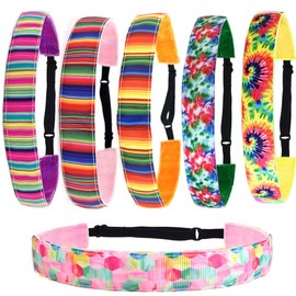 Girls' Hair Bands, Pack of 6 Girls' Headbands, Stretchy Headbands for Teenagers, Children, Party, Favourite Gift, Cute Hair Accessories