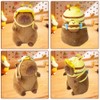 XPJBKC Capybara Cuddly Toy, Capybara Plush Toy Equipped with Bee