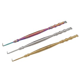 3pcs Stainless Steel Eyelash Lift Brushes Double Ended Lash Separator Tools Bamboo Shape Lash Perm Lift Tools