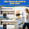 4Pcs Magnetic Push Latch, Push to Open Cabinet Catch Hardware