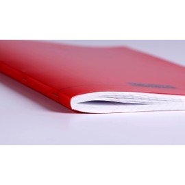 Clairefontaine 18193C - Exercise Book Calligraphe DIN A4+ 24 x 32 cm 48 Sheets French Ruling 90 g Red 1 Piece