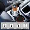 4PCS Car Cup Holder Coasters,2.75 Inch Anti-Slip Car Coasters