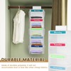 Weekly Clothes Organizer for Kids - 5 Shelf Hanging Closet