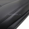 Soillar Driver Side Bottom Replacement Leather Seat Cover Black For