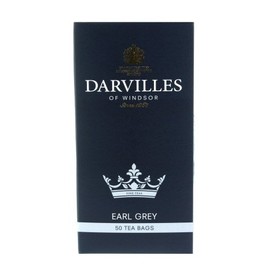 DARVILLES of WINDSOR - 50 x EARL GREY Black Tea Teabags - Importers, Blenders & Packers of Fine Teas & Infusions since 1860 - (1 box of 50 loose teabags)