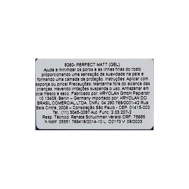 Kryolan Imprimación mate perfecta