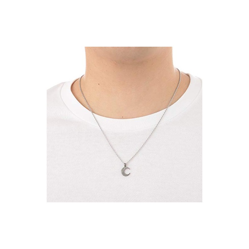 The Kiss L-N8036DM Surgical Stainless Steel Hawaiian Jewelry Necklace, Diamond