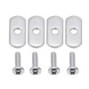 VTurboWay 4 Pcs 316 SS Kayak Rail/Track Screws, Track Nuts