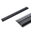 30CM Raised Grip Aluminium Ruler Cutting Ruler Metal Craft Safety
