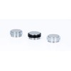 EVI|Adhesive Door Stop| Stainless Steel with Transparent Rubber|High Resistance