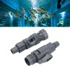 Aquarium Water Control Connector Double Valve Leakage Proof Quick Release