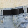 Gelante Fully Adjustable Canvas Web Belt with Black Flip Top