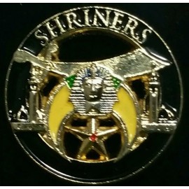 Shriners Black Lapel Pin