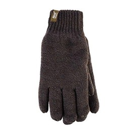 HEAT HOLDERS - Men's Thermal Heat Weaver Knitted 2.3 tog Gloves (L/XL, Khaki Green)