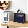 NOLITOY Oxford Fabric Document Bag Zippered Tote with Handle Spacious