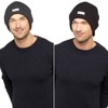 Men's Ribbed Thinsulate Hat (Black)