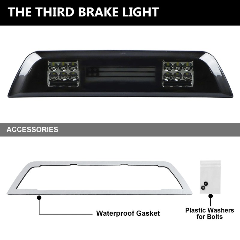 for Toyota Tacoma Crew Cab Pickup 2016-2023 3rd Third Brake