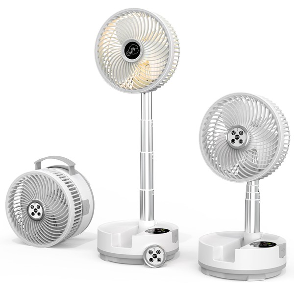 AddAcc Battery Operated Fan - 20000mAh Rechargeable Camping Fan, 112H