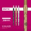 TARGET Darts Swiss Point Storm Steel Points, Onyx (Pack of