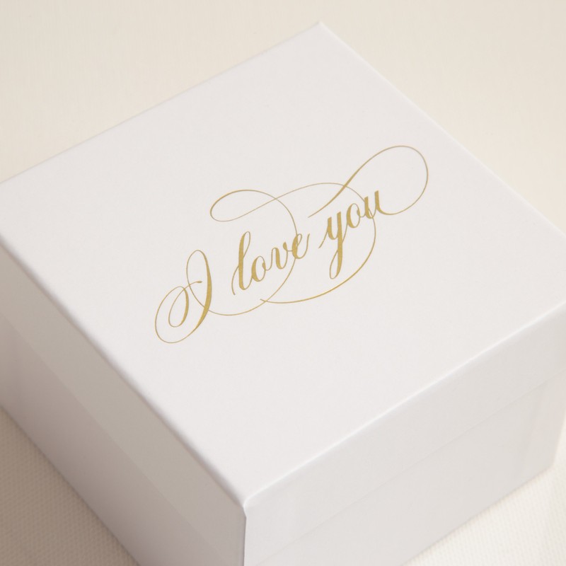 Infinity Rose Preserved Rose Box I Love You Gift for