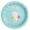Eurowrap Happy Easter Pack of 6 Paper Plates Bunny Bunny