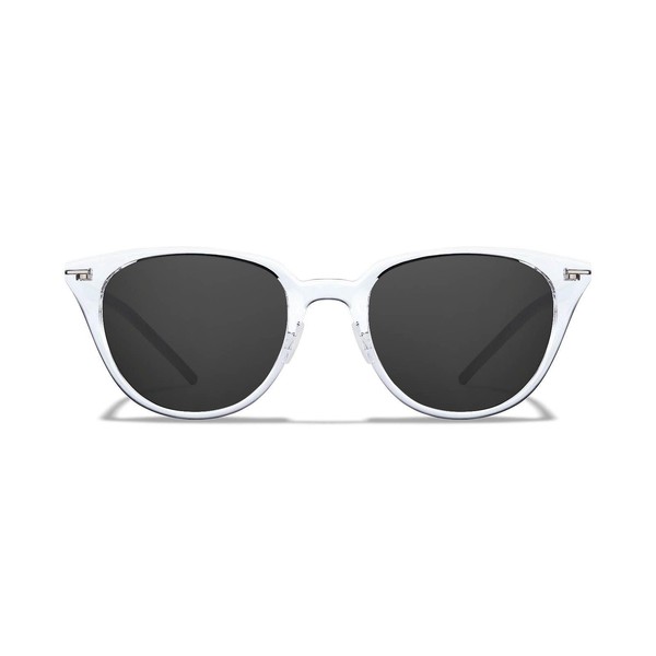 ROKA Lola Ultra Light Retro-Inspried Cateye Sunglasses - Clear Frame
