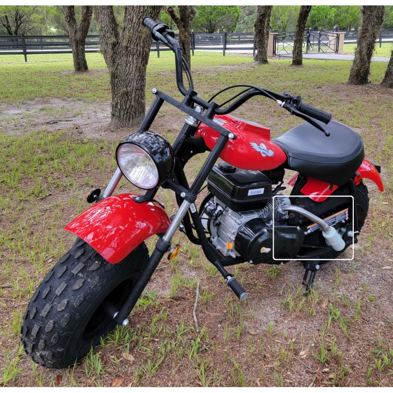 andrei-x Exhaust With Muffler for: Massimo MB200 Mini Bike.