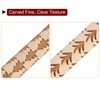 QUARKZMAN Pack of 2 Wooden Clay Roller 4 Inch Grass