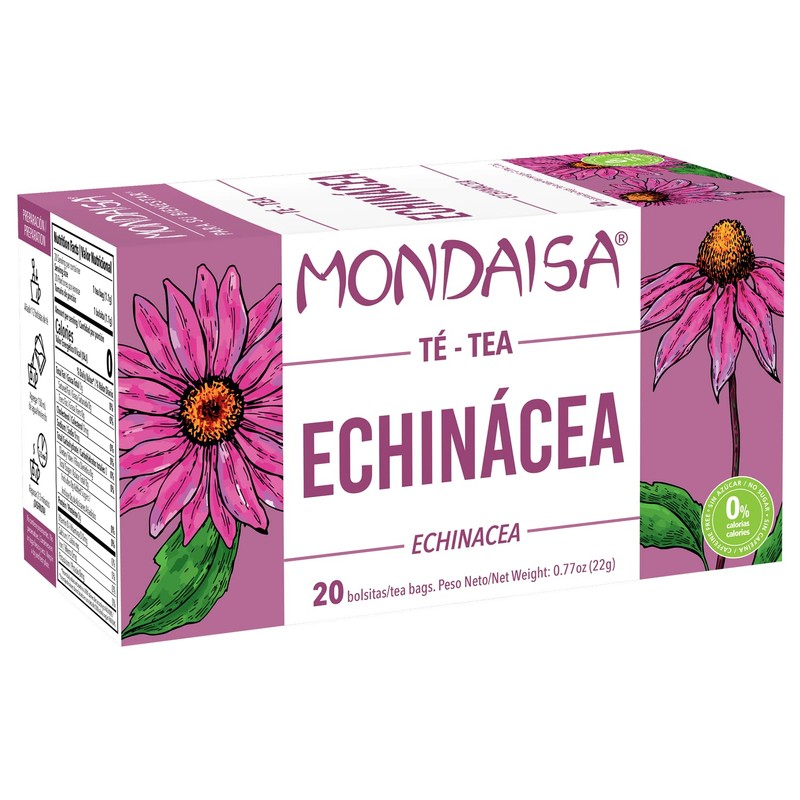 MONDAISA - Echinacea Tea, 20 Tea Bags (Pack of 4),
