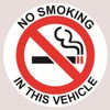 No Smoking Car Stickers 2-Pack – Self Adhesive Vinyl Vehicle
