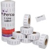 Perco Best by 1 Line Labels - 1 Sleeve, 8,000