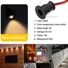 Mini LED Headlight, 9 Pieces, 12 V, 1 W Recessed