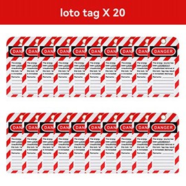 Dedjgoo Circuit Breaker Lockout Breakers Lockout Universal Electrical Fit for Lock Out Tag Out Set