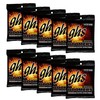 GHS Strings GBTNT-8-10 Pack - Guitar Boomers 8-String Set, Nickel-Plated