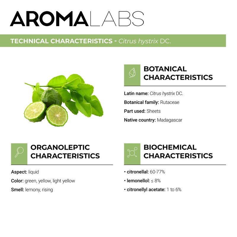 BIO - Kaffir Lime Essential Oil - 30mL - 100%