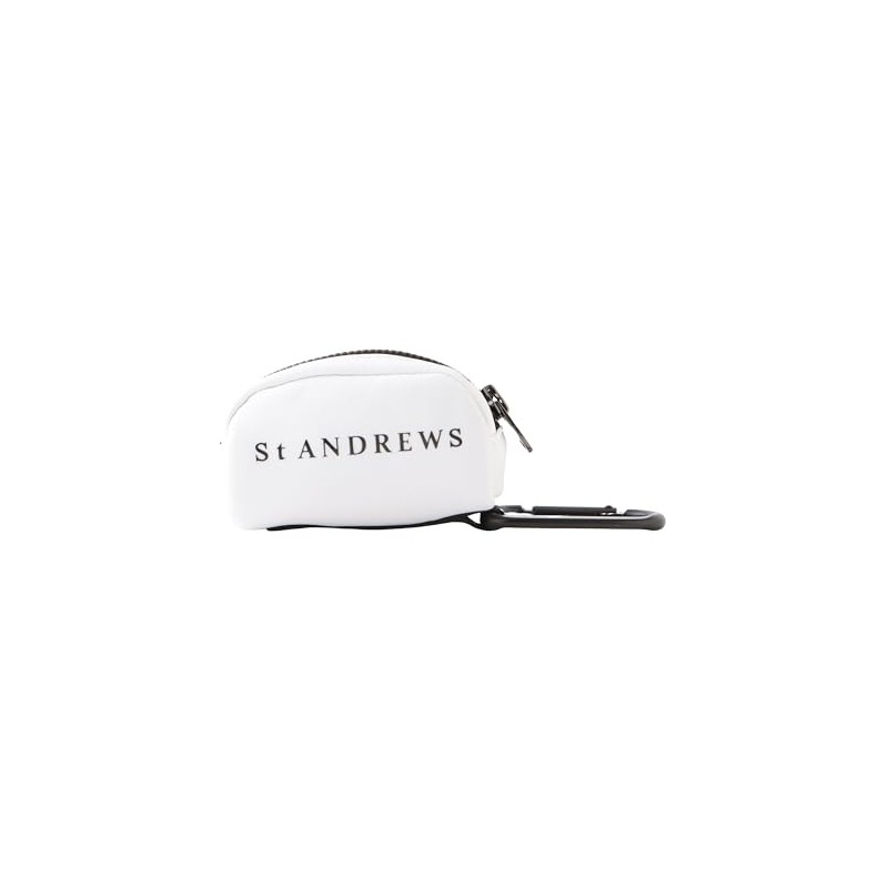 St Andrews Continuous Classic Ball Pouch (Brand Logo, Carabiner Hook)