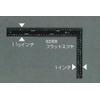 シンワ測定(Shinwa Sokutei) フラットスコヤ 黒色 白目盛 200mm×300mm 62359